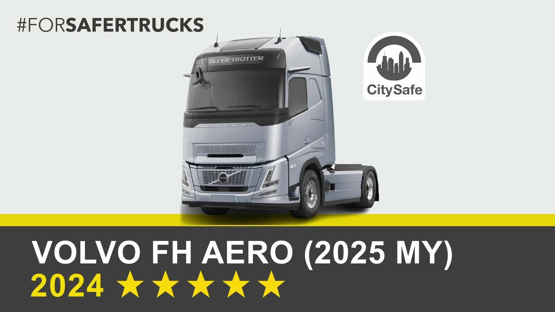 Volvo FH Aero (2025 MY) - Commercial Truck Safety Tests - 2024