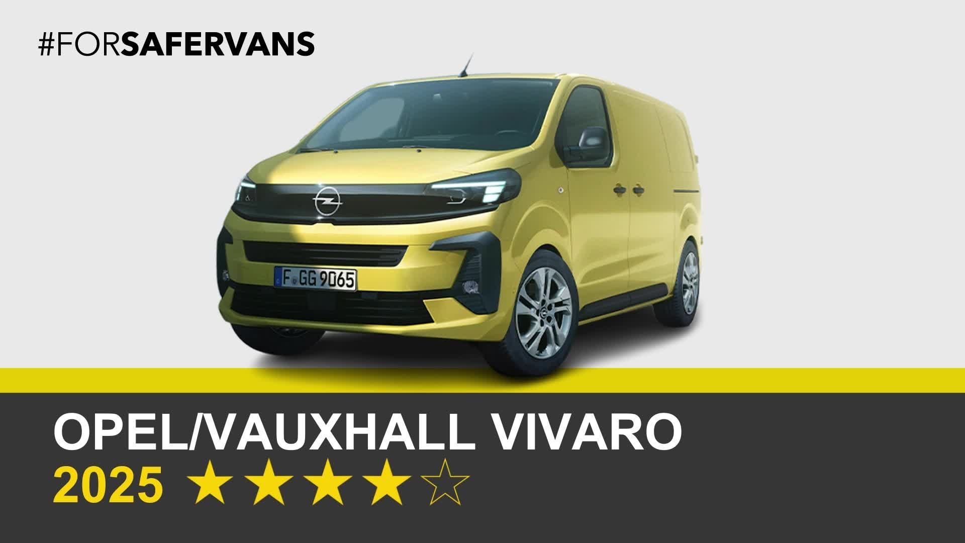 Opel/Vauxhall Vivaro - Commercial Van Safety Tests - 2025