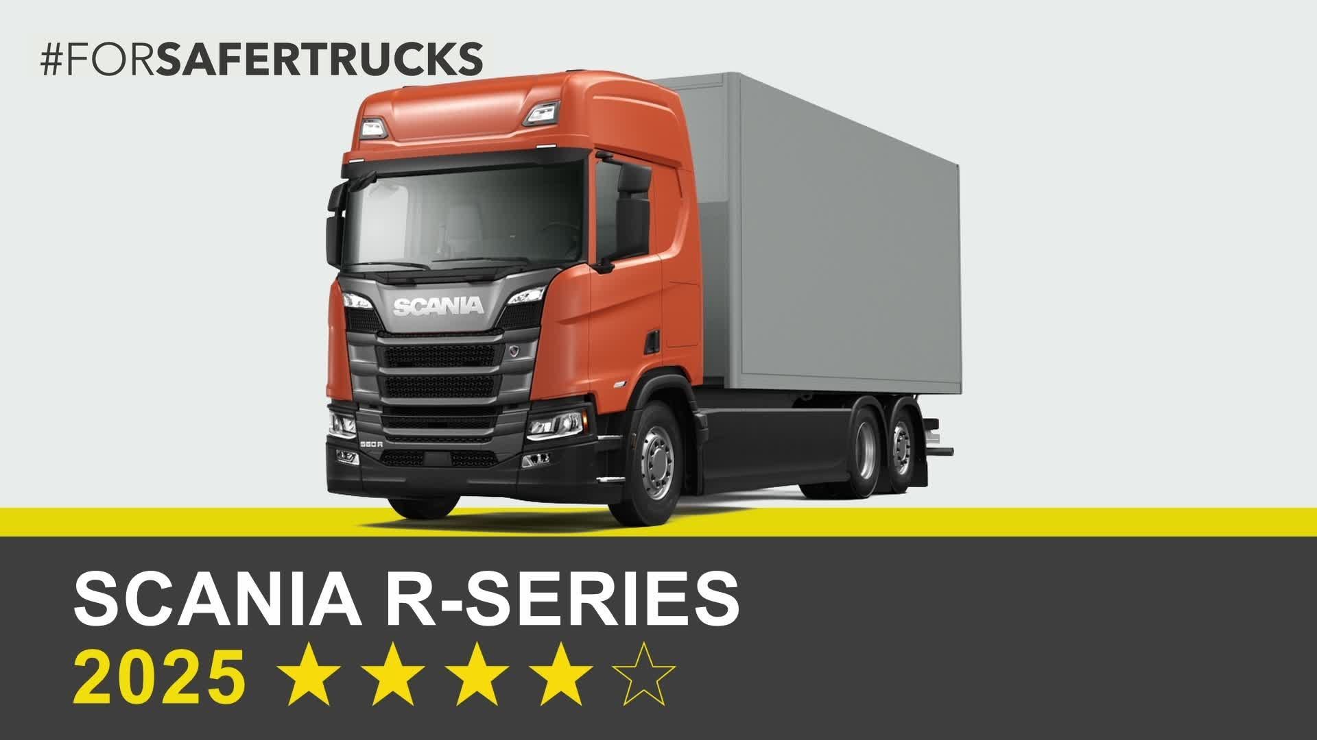 Scania R-series (6x2 Rigid) - Commercial Truck Safety Tests - 2025