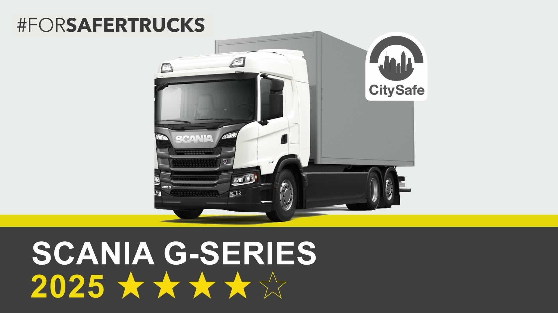 Scania G-series (6x2 Rigid) - Commercial Truck Safety Tests - 2025