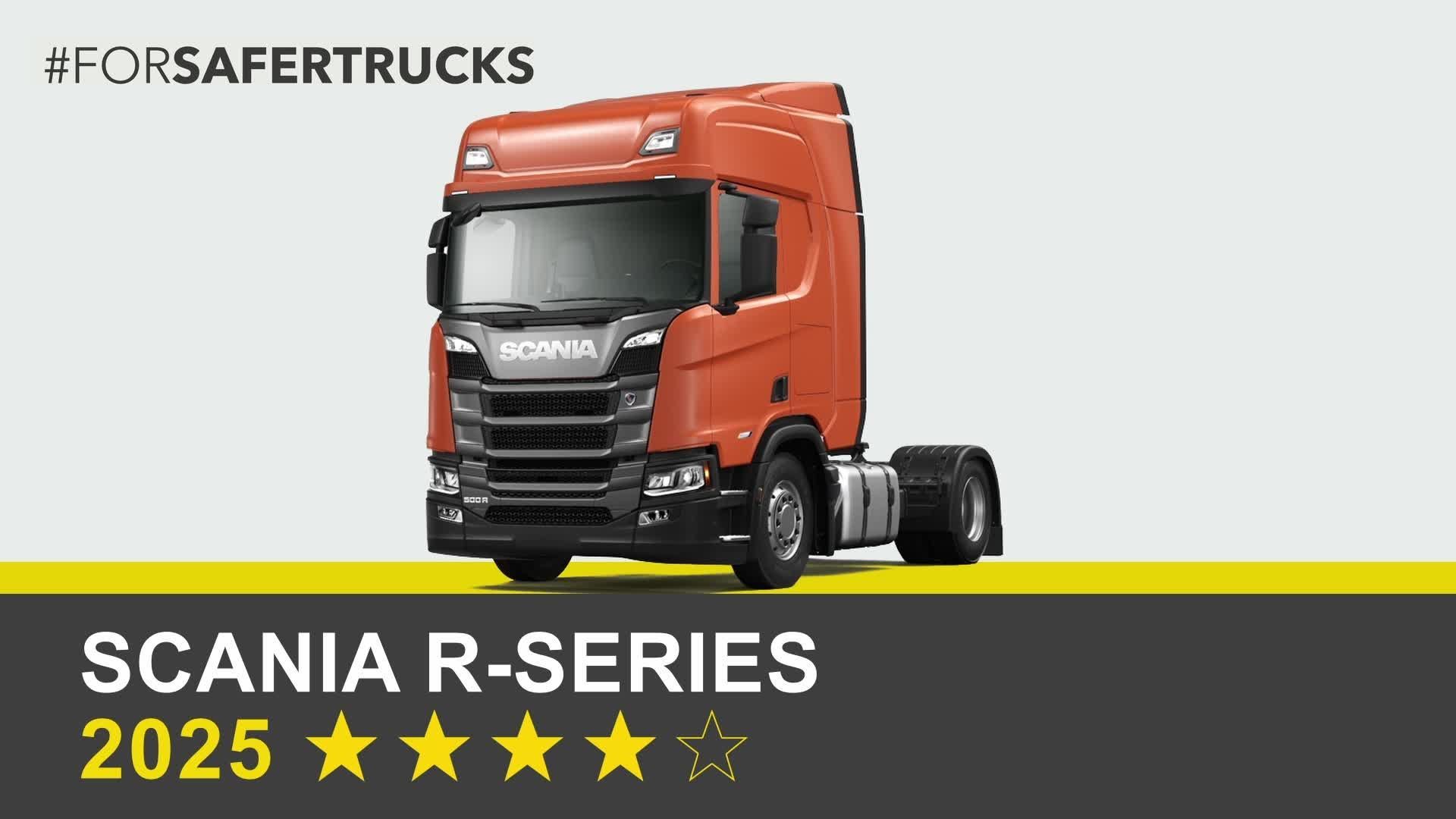 Scania R-series (4x2 Tractor Unit) - Commercial Truck Safety Tests - 2025