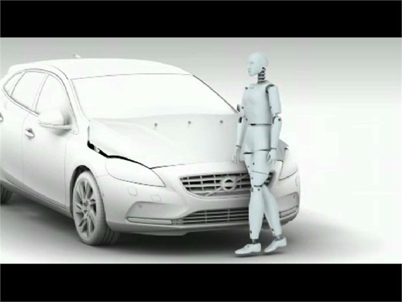 All you want to see and need to know about the pedestrian airbag on the new Volvo V40
