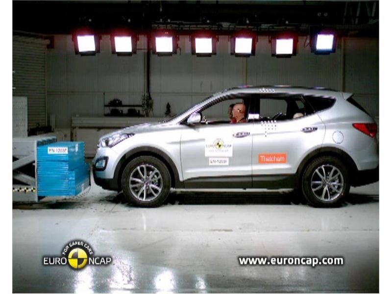 Hyundai Santa Fe Crash Test 2012
