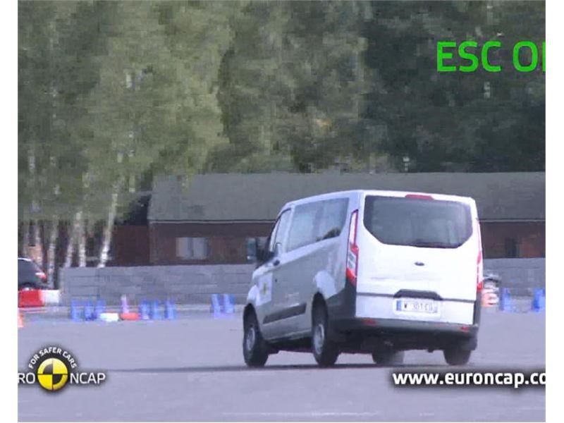 Ford Transit Custom -  ESC test 2012