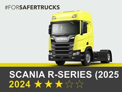 Scania R-series (2025 MY) - Euro NCAP 2024 Commercial Truck Rating - 3 stars