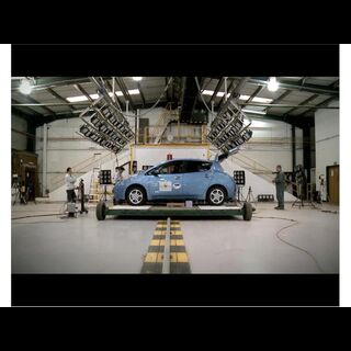 Preparation & test of the Nissan LEAF, 1st EV reaching Euro NCAP 5 stars