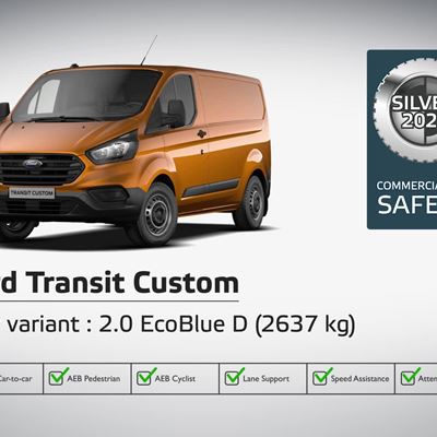 Ford Transit Custom - Commercial Van Safety - 2021