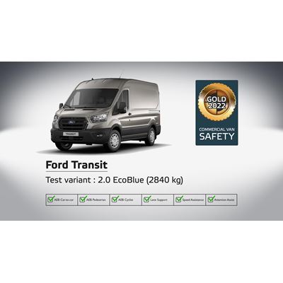 Ford Transit - Commercial Van Safety Tests - 2022