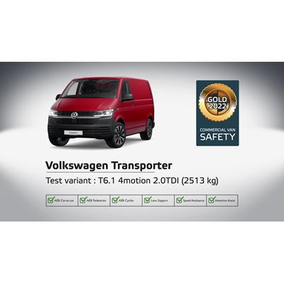 VW Transporter - Commercial Van Safety Tests - 2022