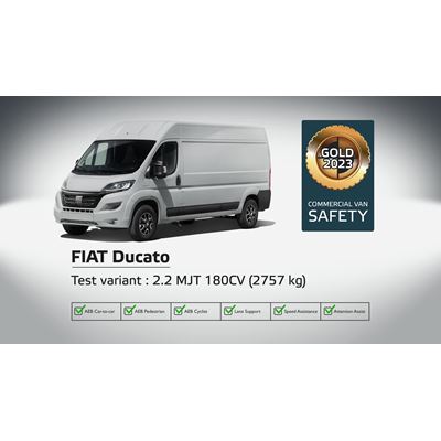 FIAT Ducato - Commercial Van Safety Tests - 2023
