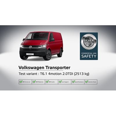 VW Transporter - Commercial Van Safety Tests - 2023