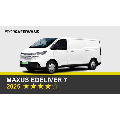 Maxus eDELIVER 7 - Commercial Van Safety Tests - 2025