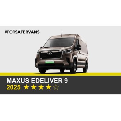 Maxus eDELIVER 9 - Commercial Van Safety Tests - 2025