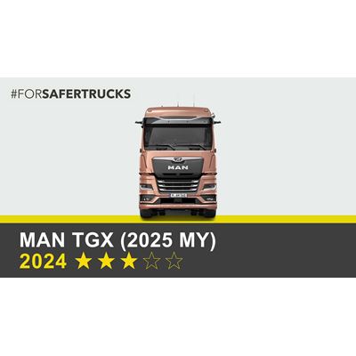 MAN TGX (2025 MY) - Commercial Truck Safety Tests - 2024