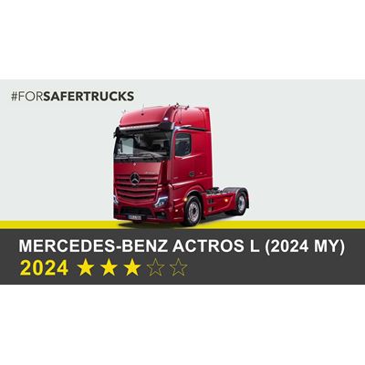 Mercedes-Benz Actros L (2024 MY) - Commercial Truck Safety Tests - 2024