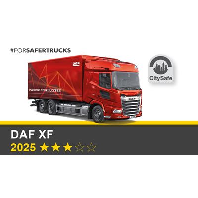 DAF XF (6x2 Rigid) - Commercial Truck Safety Tests - 2025