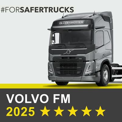 Volvo FM (6x2 Rigid) - Commercial Truck Safety Tests - 2025