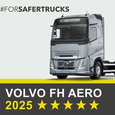 Volvo FH Aero (6x2 Rigid) - Commercial Truck Safety Tests - 2025