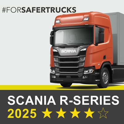 Scania R-series (6x2 Rigid) - Commercial Truck Safety Tests - 2025