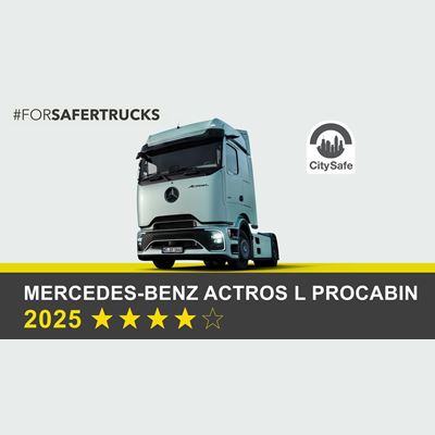 Mercedes-Benz Actros L with ProCabin (4x2 Tractor Unit) - Commercial Truck Safety Tests - 2025