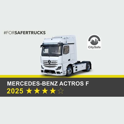 Mercedes-Benz Actros F (4x2 Tractor Unit) - Commercial Truck Safety Tests - 2025