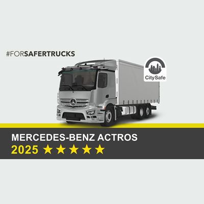 Mercedes-Benz Actros (6x2 Rigid) - Commercial Truck Safety Tests - 2025