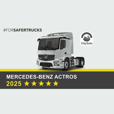 Mercedes-Benz Actros (4x2 Tractor Unit) - Commercial Truck Safety Tests - 2025