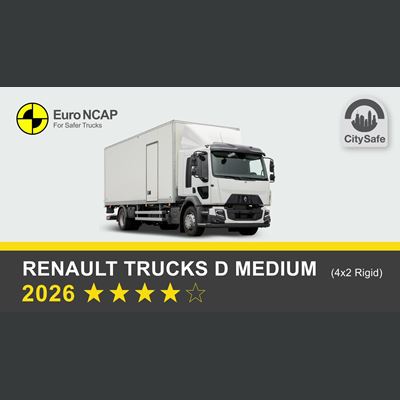 Renault Trucks D Medium - Commercial Truck Safety Tests - 2026