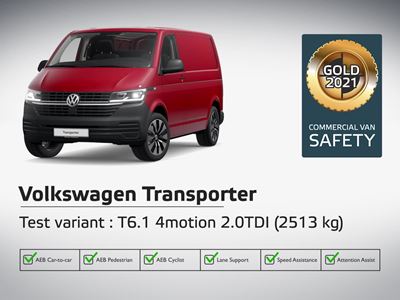 VW Transporter - Commercial Van Safety - 2021