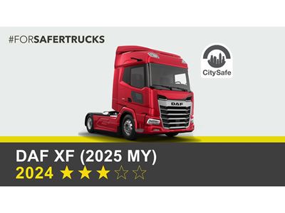 DAF XF (2025 MY) - Commercial Truck Safety Tests - 2024