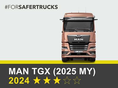 MAN TGX (2025 MY) - Commercial Truck Safety Tests - 2024