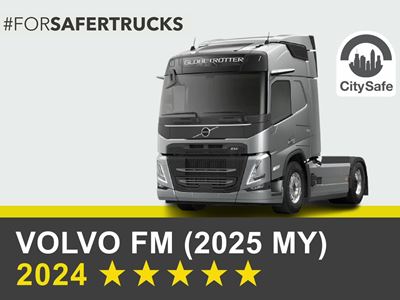 Volvo FM (2025 MY) - Commercial Truck Safety Tests - 2024