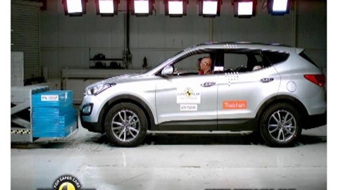 Hyundai Santa Fe Crash Test 2012
