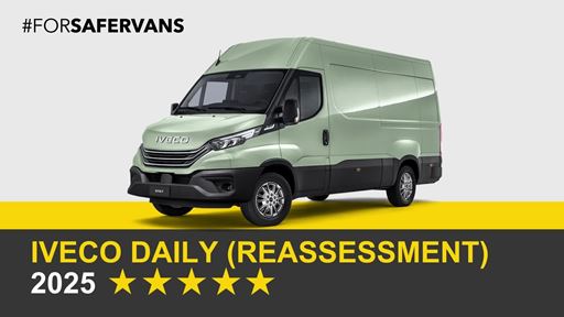 IVECO Daily (reassessment) - Commercial Van Safety Tests - 2025