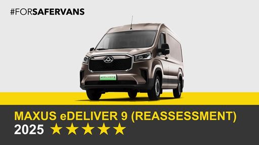 Maxus eDELIVER 9 - Commercial Van Safety Tests - 2025