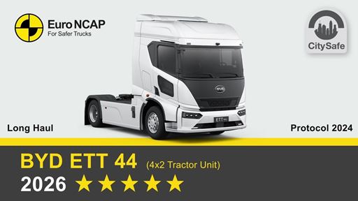 BYD ETT 44 4x2 tractor unit – 2026 video