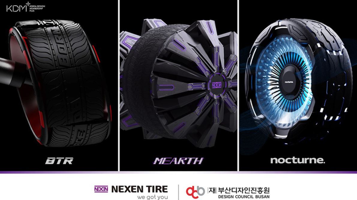 NEXEN TIRE and the Design Council Busan DCB unveil three types of future concept tires