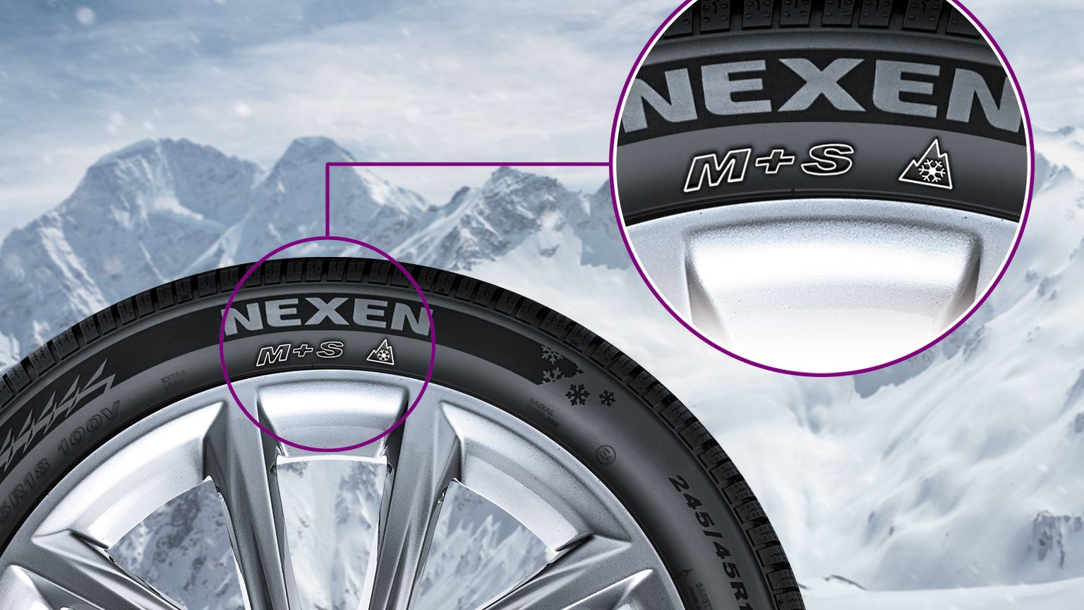 NEXEN TIRE with 3PMSF Symbols