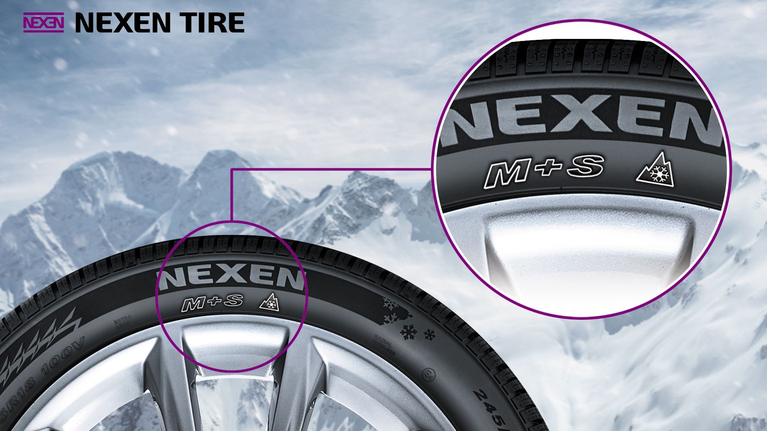 NEXEN TIRE with 3PMSF Symbols