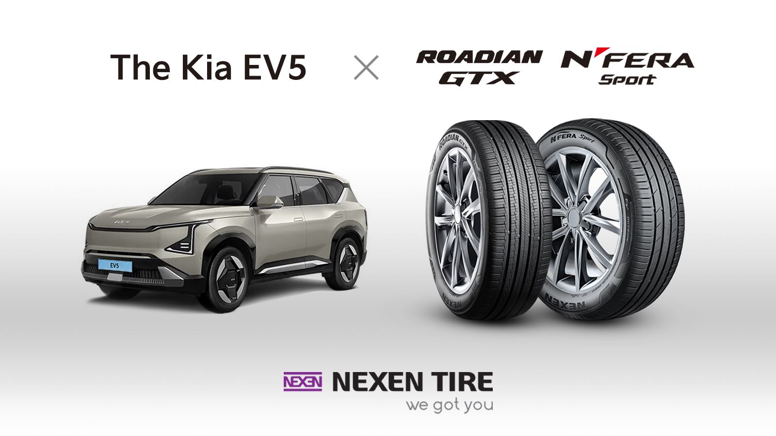 NEXEN TIRE Supplies OE Tires for KIA s SUV the Kia EV5