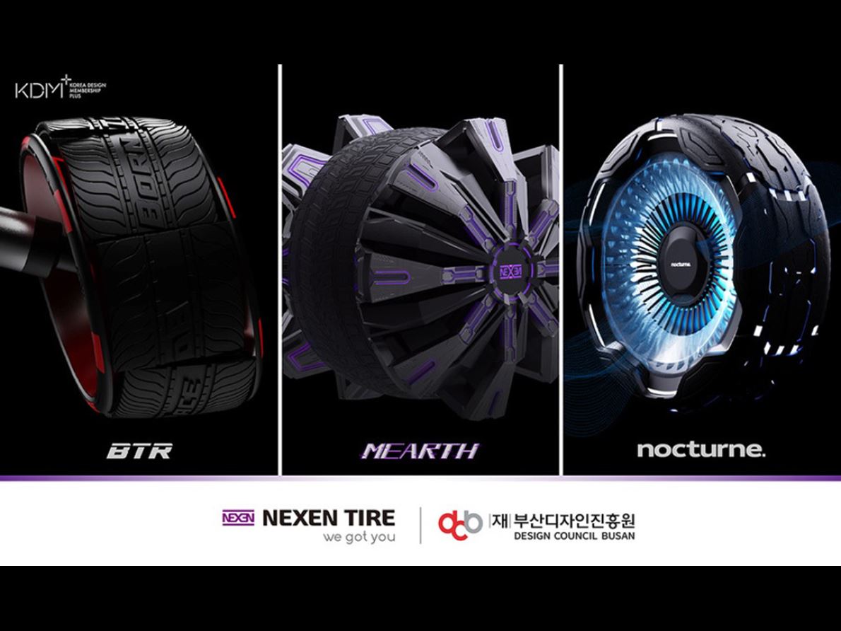 NEXEN TIRE and the Design Council Busan DCB unveil three types of future concept tires