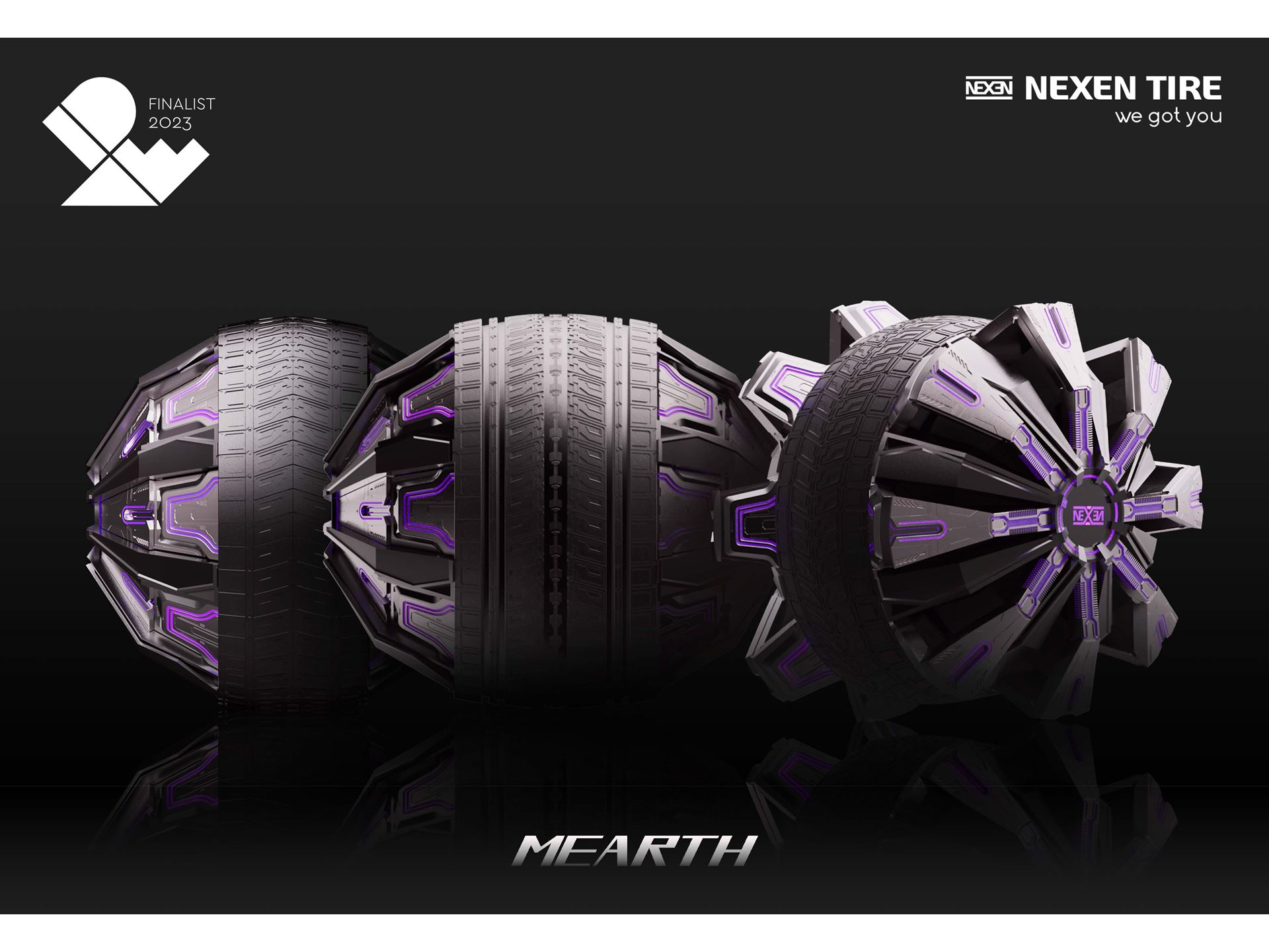NEXEN TIRE wins design award IDEA for Mars themed concept tire Mearth