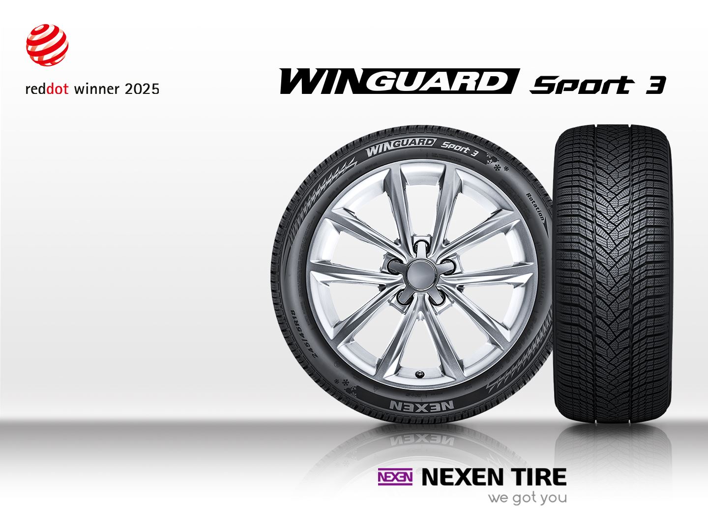 NEXEN TIRE Wins the Red Dot Design Award 2025 in the Design Category