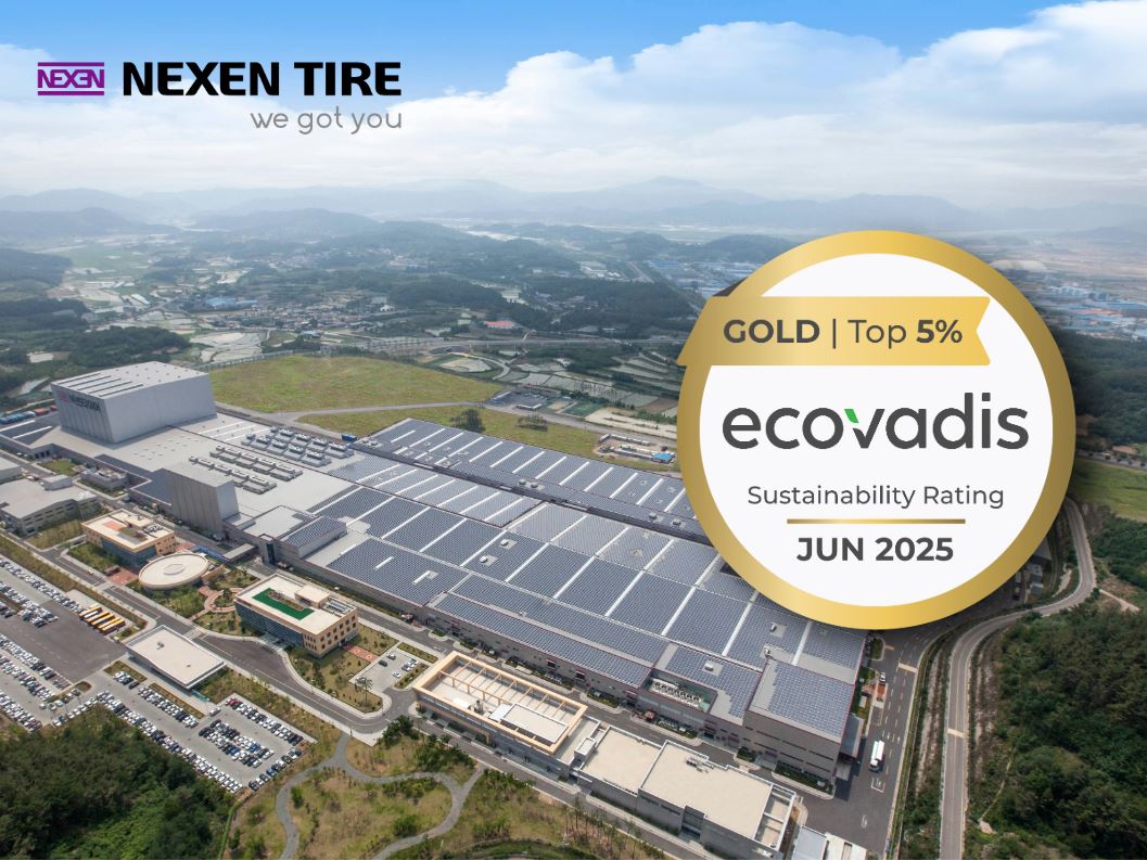 NEXEN TIRE Earns Gold Rating in EcoVadis ESG Assessment for Two Consecutive Years