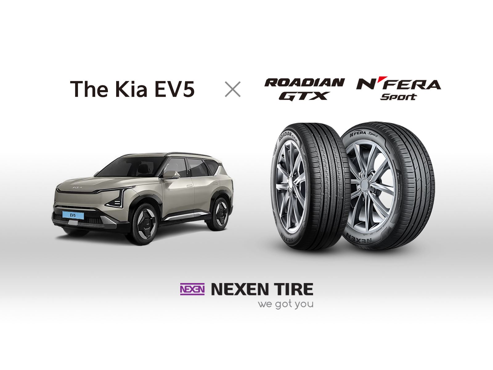 NEXEN TIRE Supplies OE Tires for KIA s SUV the Kia EV5