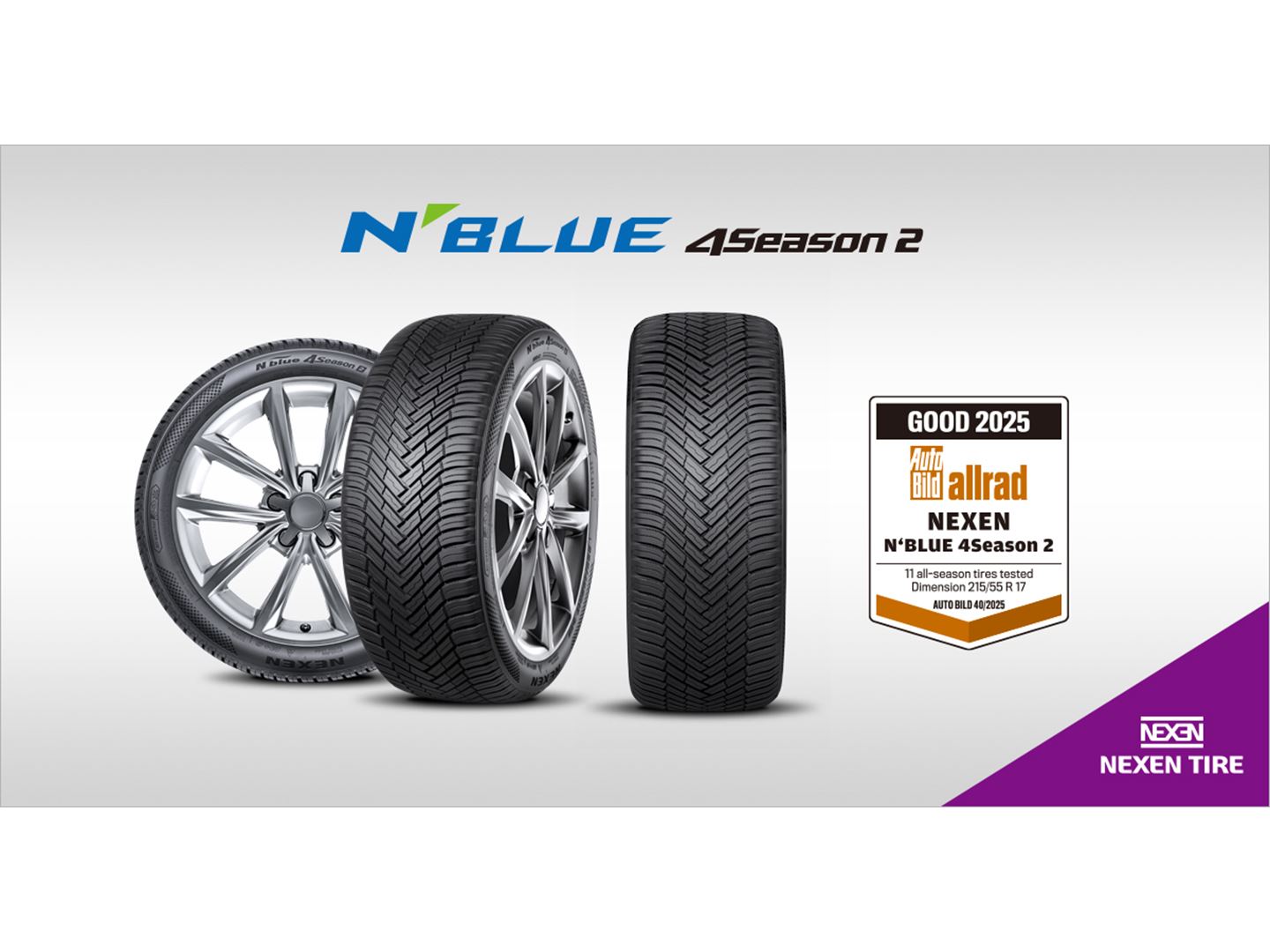 NEXEN N BLUE 4 Season 2 all season tire receives Good rating from AUTOBILD Allrad
