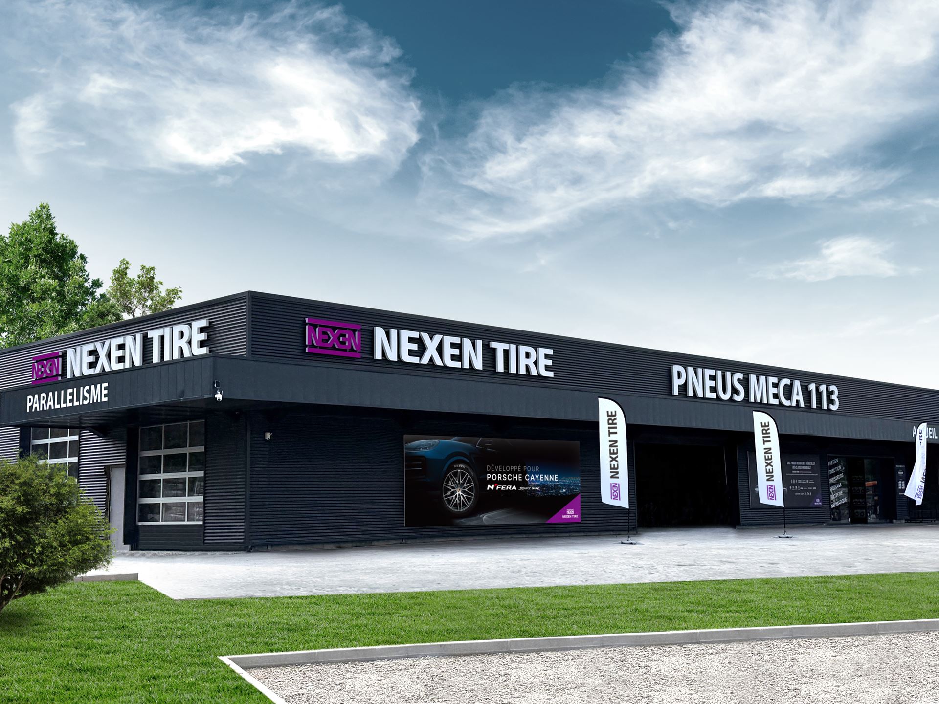 NEXEN TIRE Shop Branding Project France