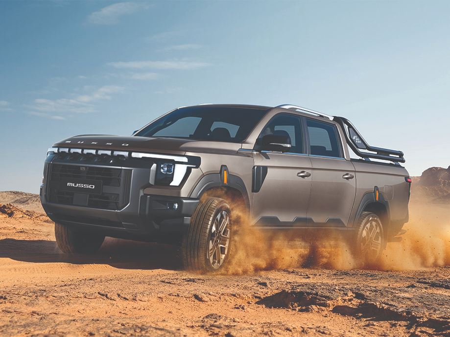 KGM s original pickup truck Musso fitted with OE tires supplied by NEXEN TIRE