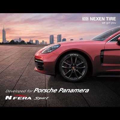 NEXEN TIRE to supply premium N FERA Sport tires for the new Porsche Panamera