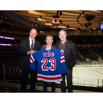NEXEN TIRE becomes official tire partner of the New York Rangers